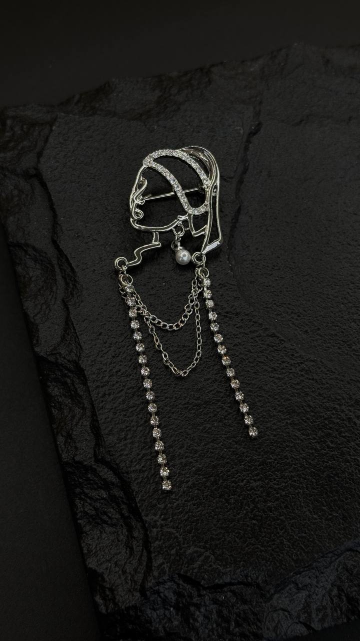 Брошь Девушка с жемчужной сережкой