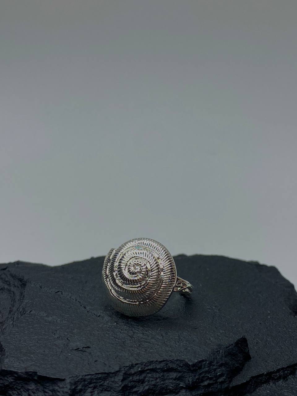 Кольцо из латуни в родиевом покрытии