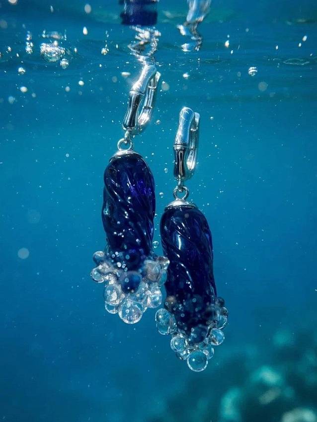 Серьги «Байкальская пучина