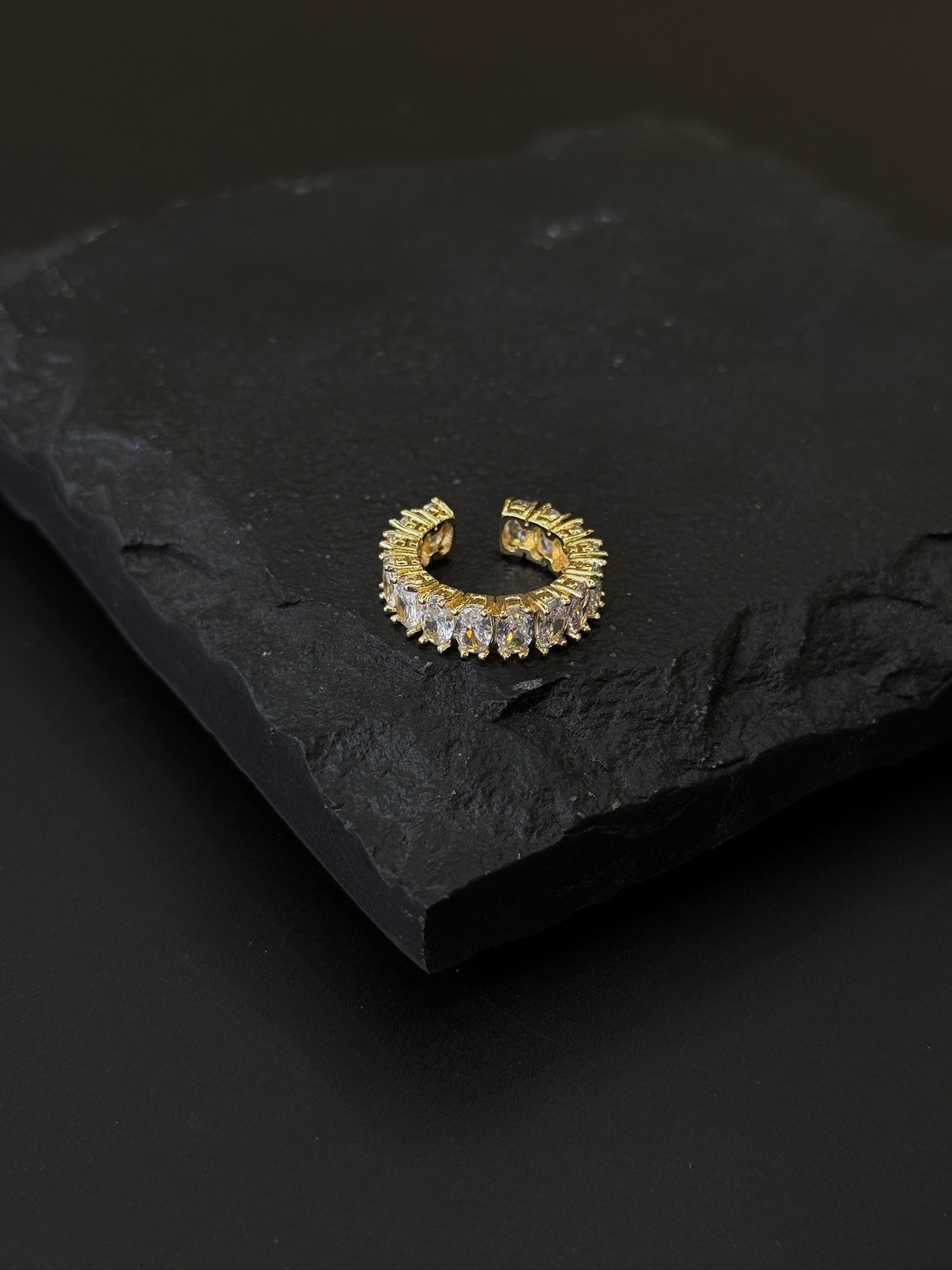 Кольцо из латуни в позолоте