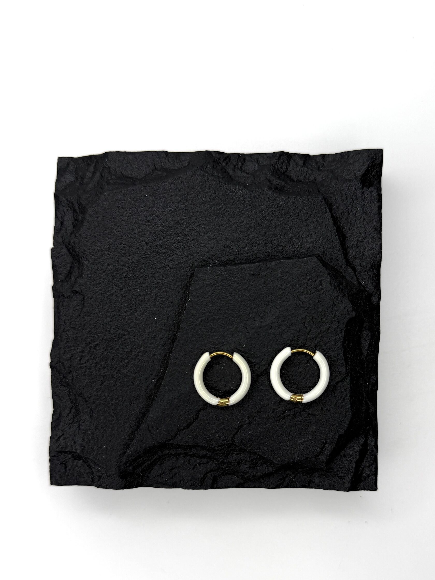 Серьги-основы /конструкторы/ 15 мм цветная эмаль круг