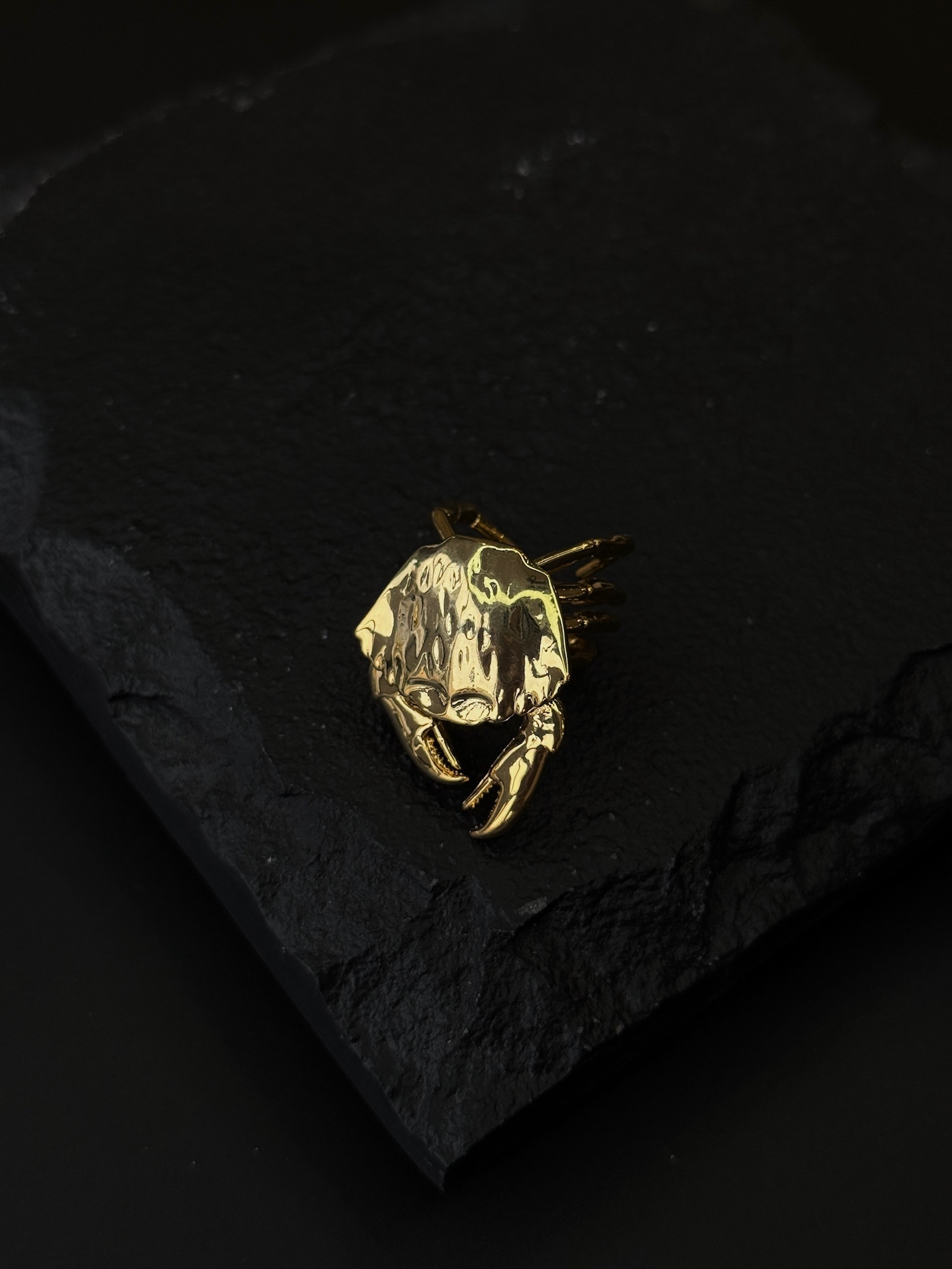 Кольцо из латуни в позолоте