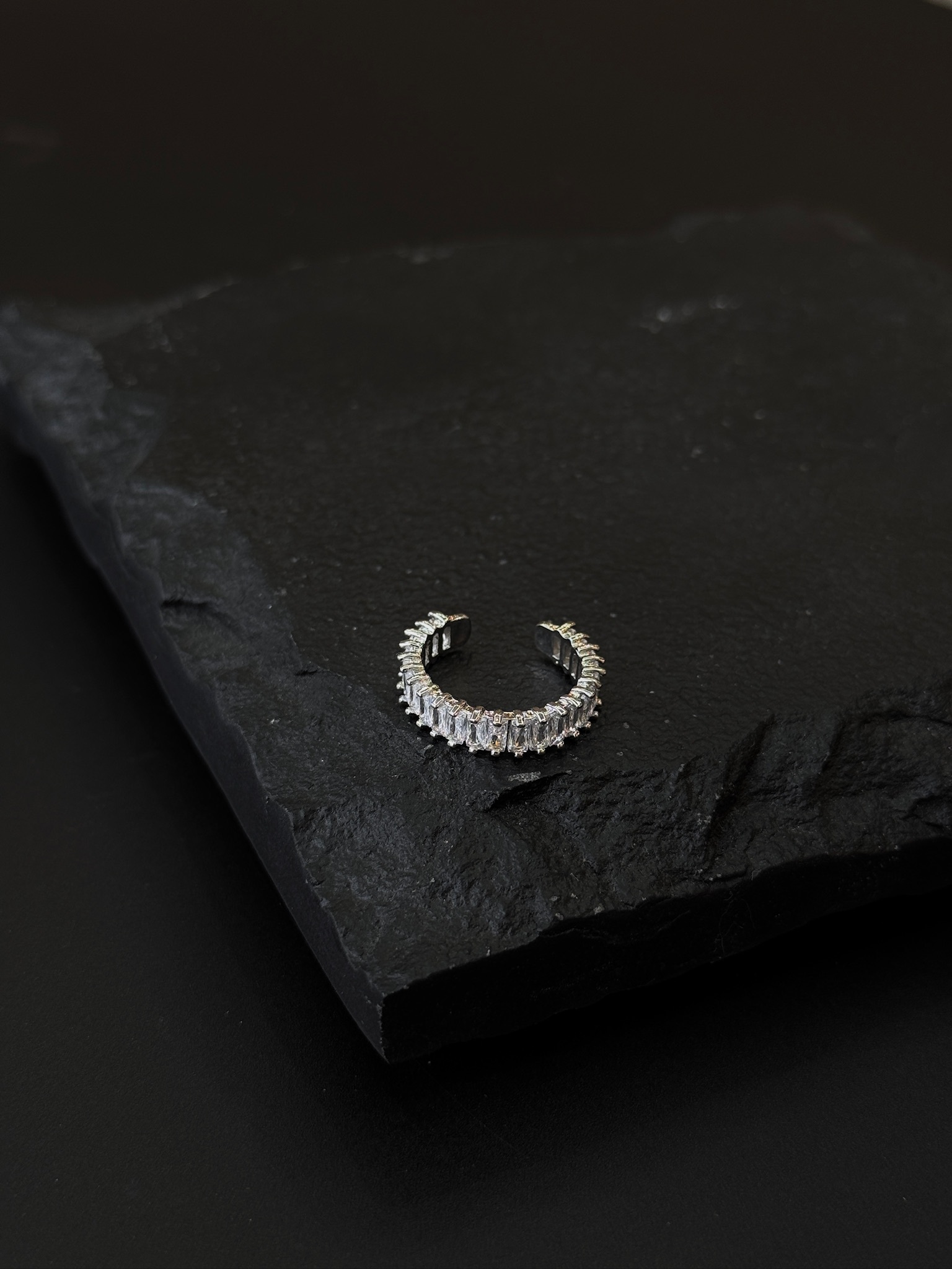 Кольцо из латуни в родиевом покрытии