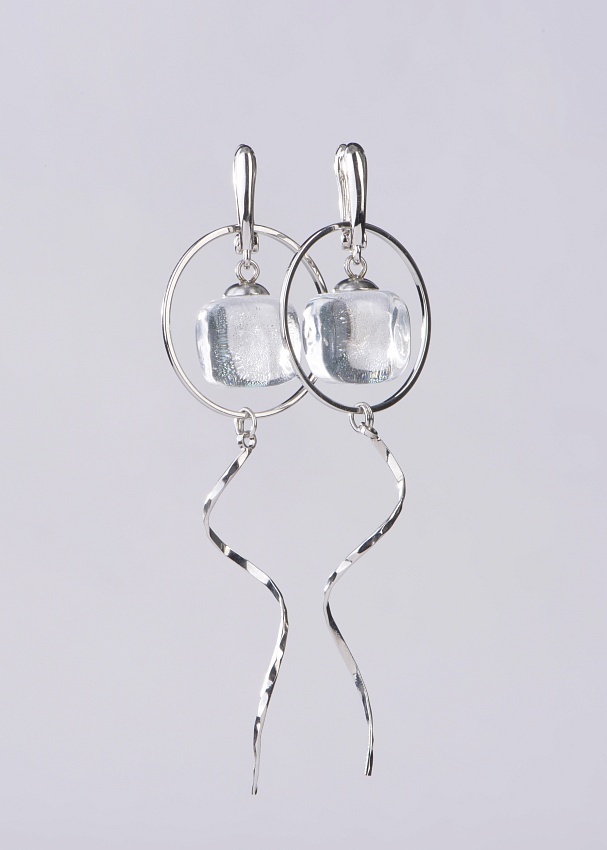 Серьги "Легкое прикосновение