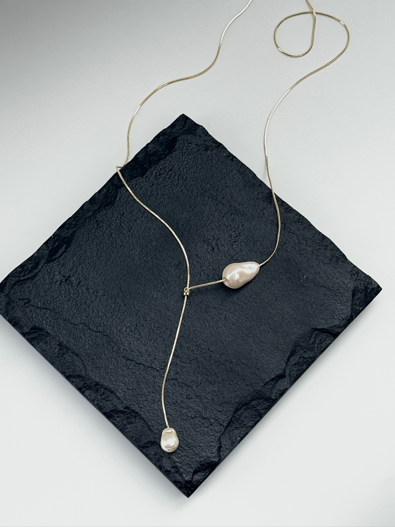 Колье сотуар с жемчугом