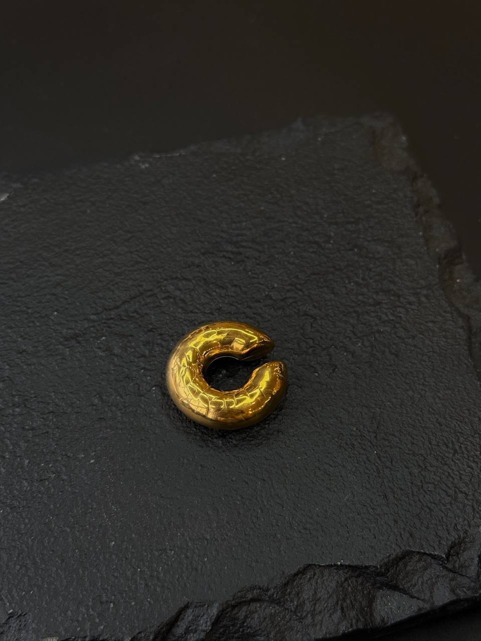 Кафф из латуни в позолоте