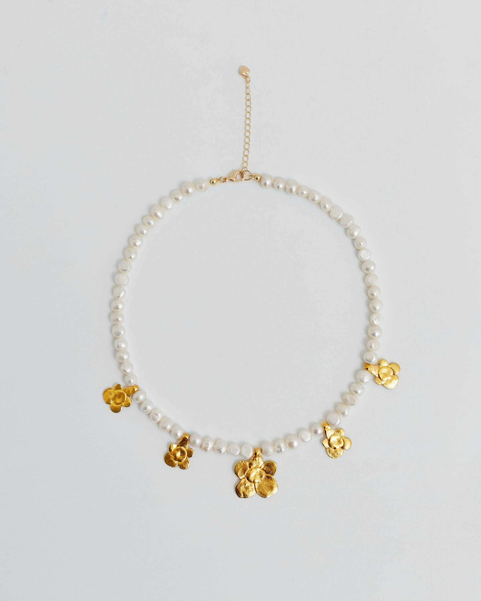 КОЛЬЕ из жемчуга с цветами