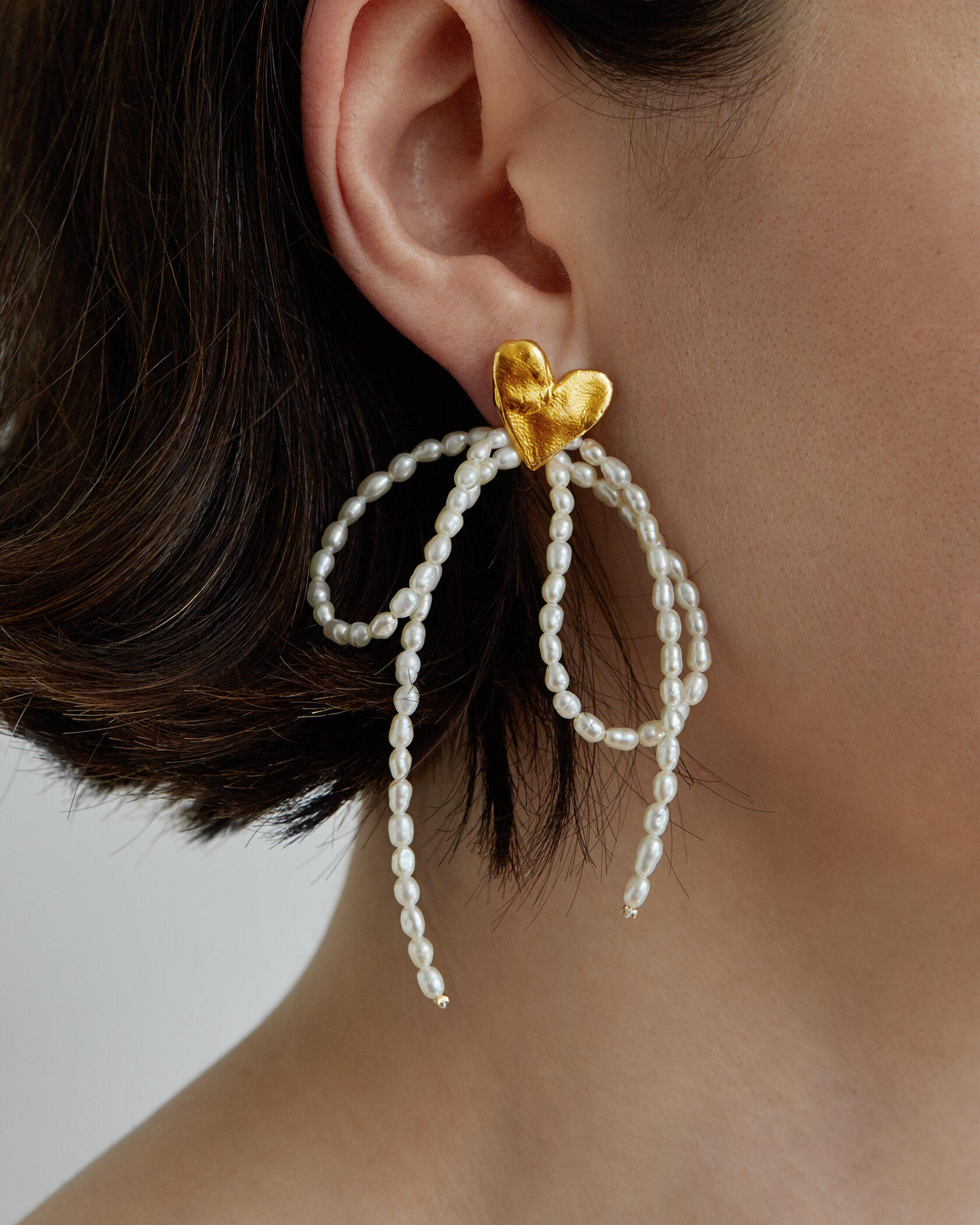 МОНОСЕРЬГА с жемчугом