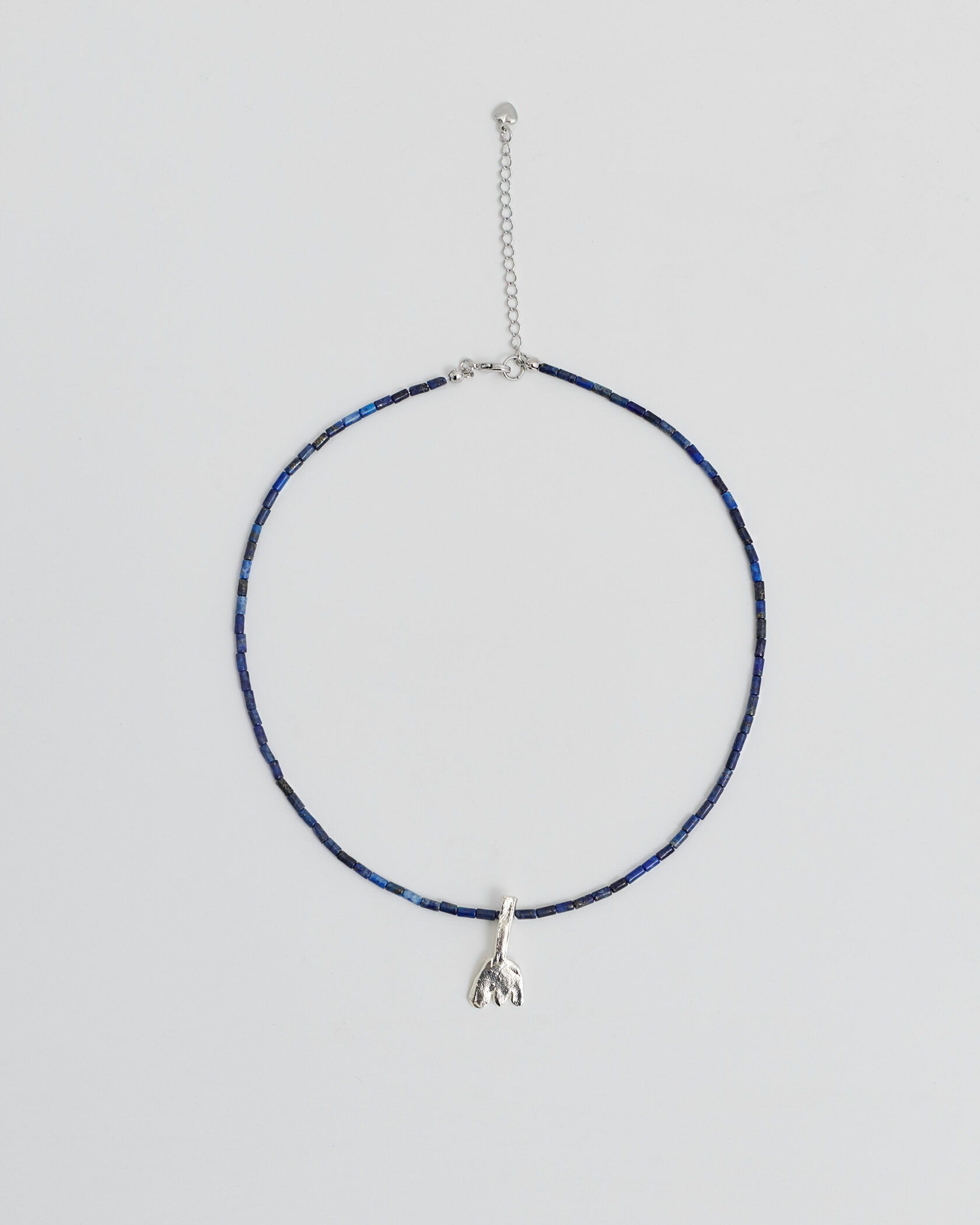 ЧОКЕР из лазурита с тюльпаном