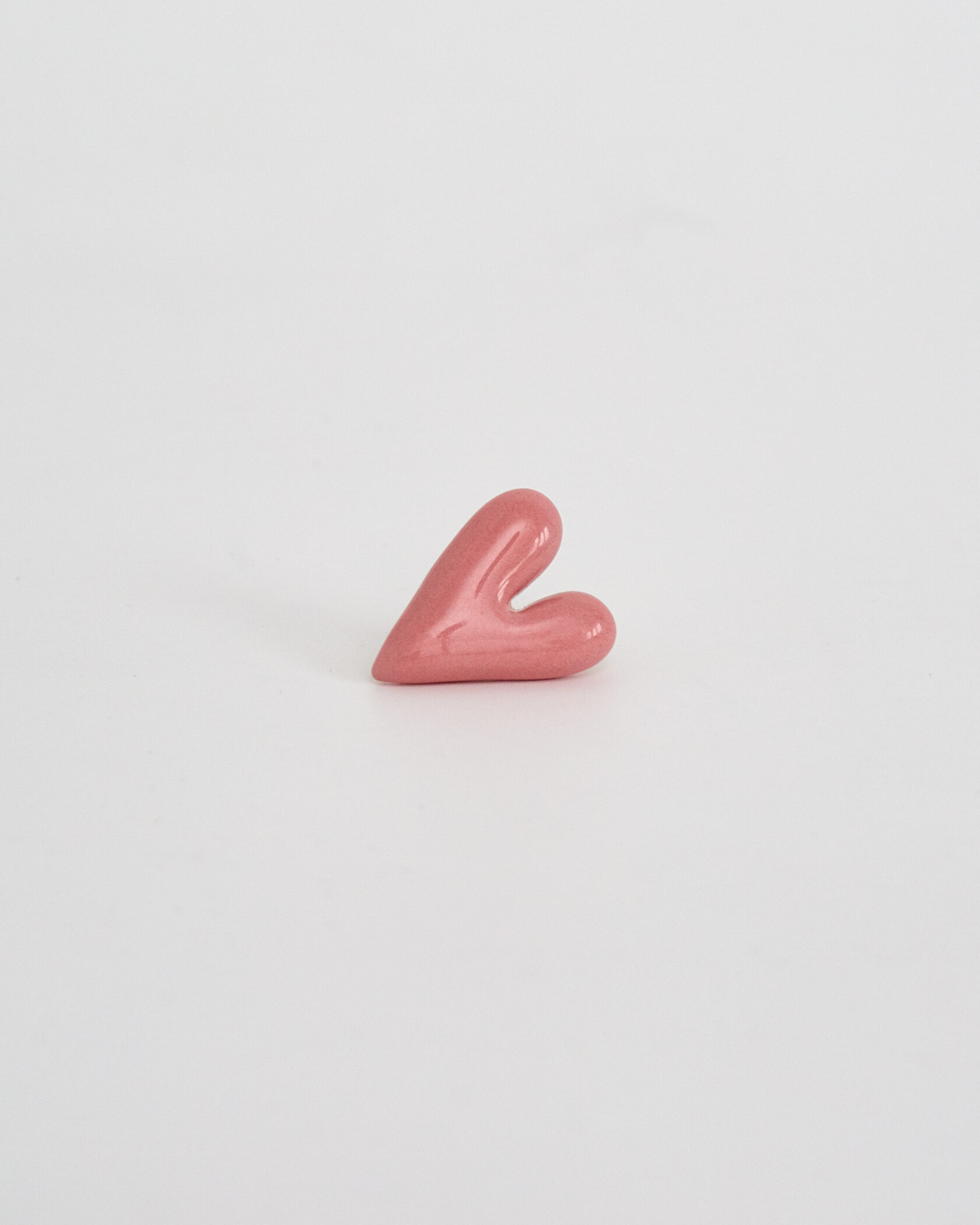 Брошь РОЗОВОЕ СЕРДЦЕ