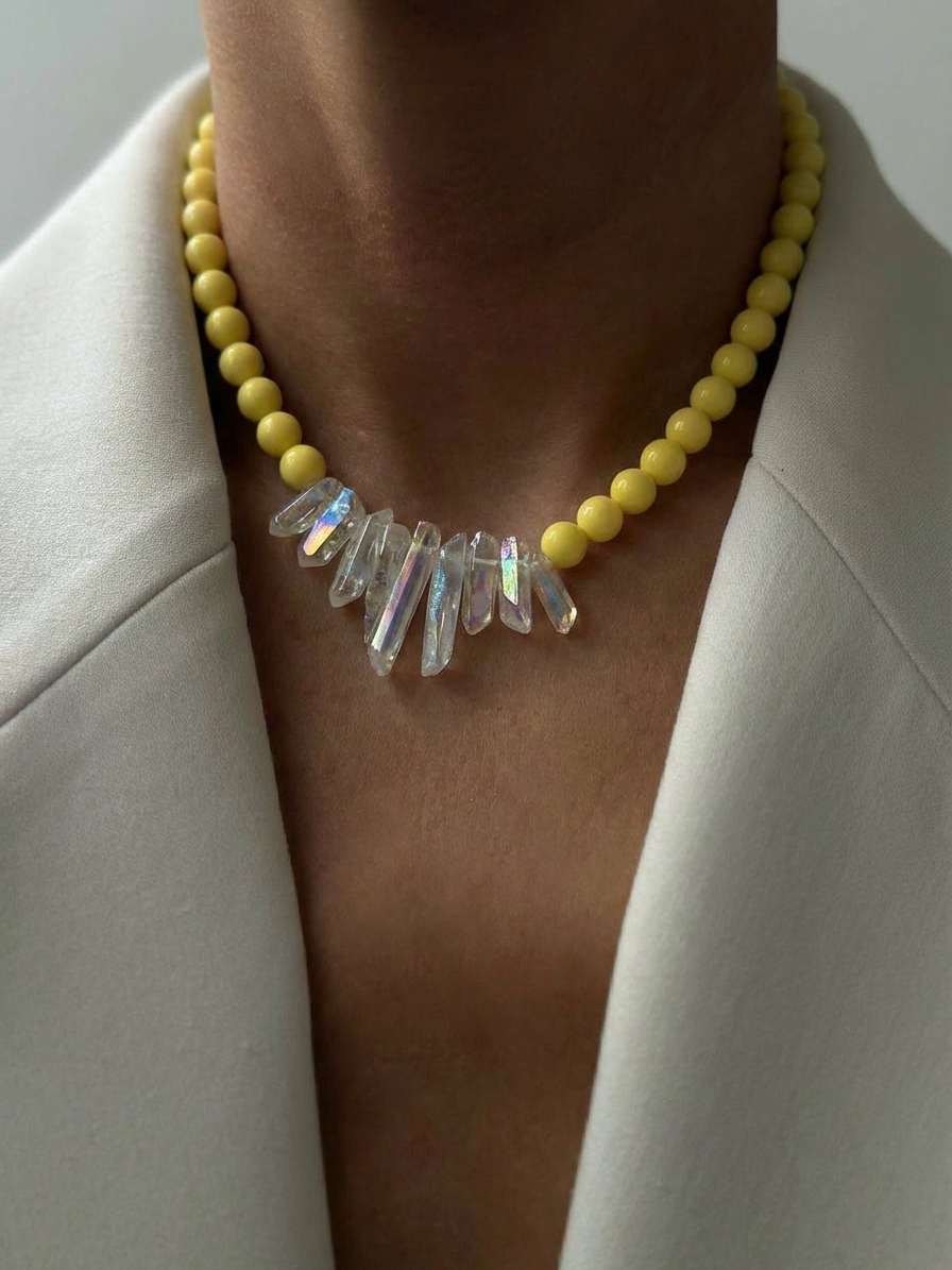 Колье ЛИМОННЫЙ ЛЕД