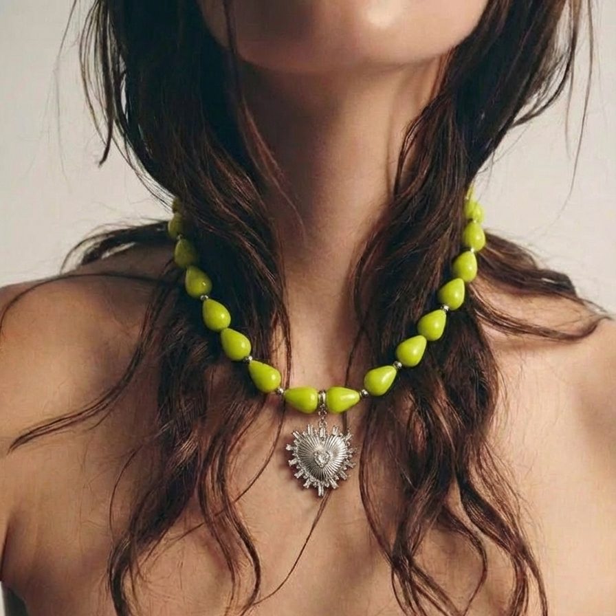 Колье ЛАЙМОВЫЙ ЛИМОНАД