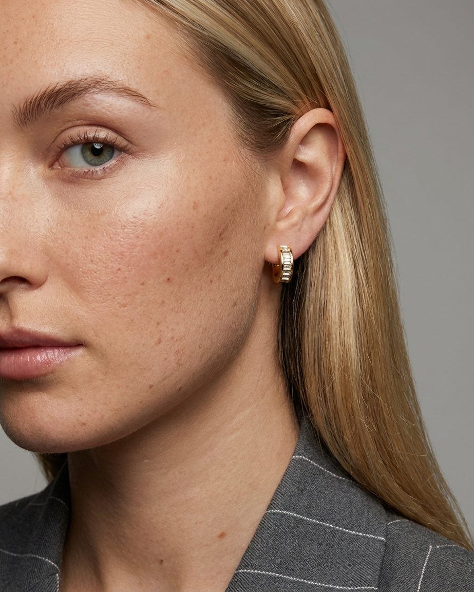 Серьги ГРАНЬ СВЕТА в золоте