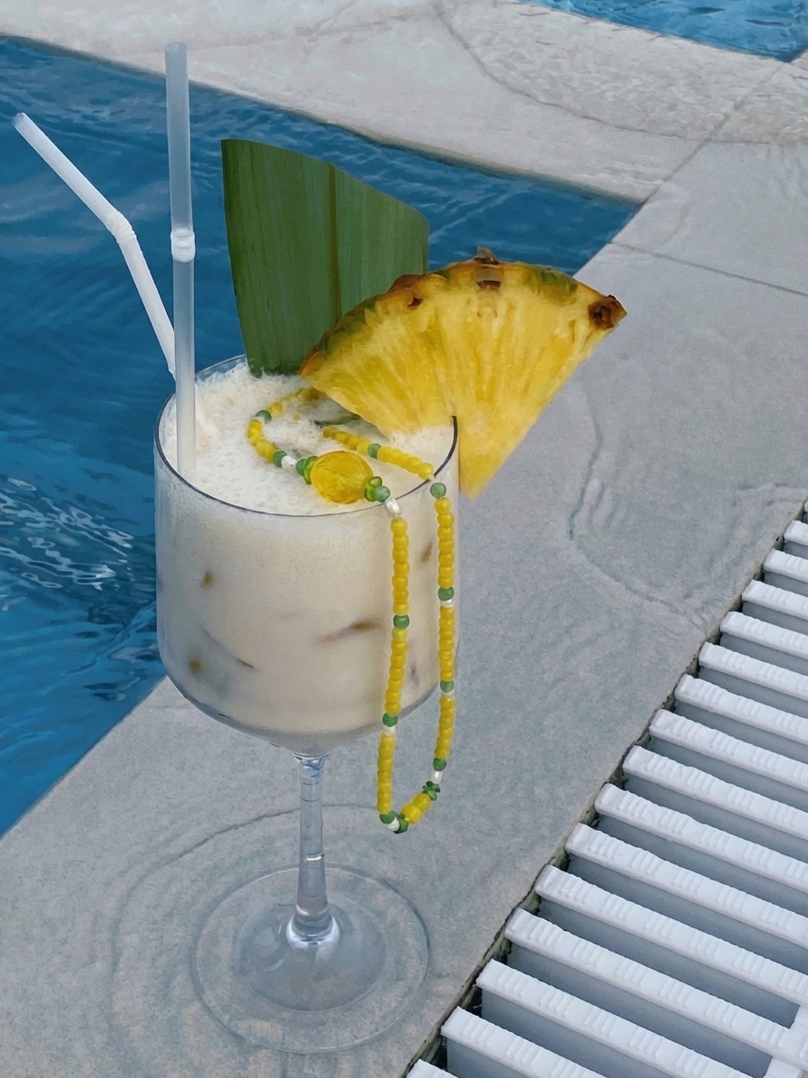 Чокер АНАНАС НА ПЛЯЖЕ