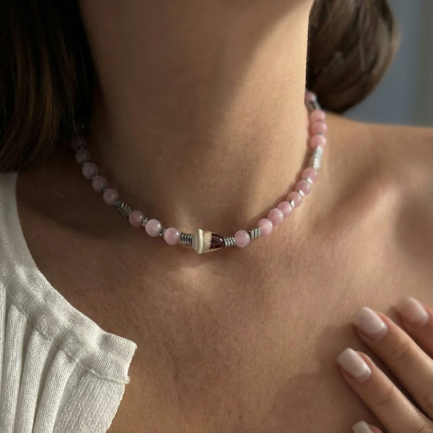 Чокер ЦВЕТОЧНЫЙ ЛАТТЕ