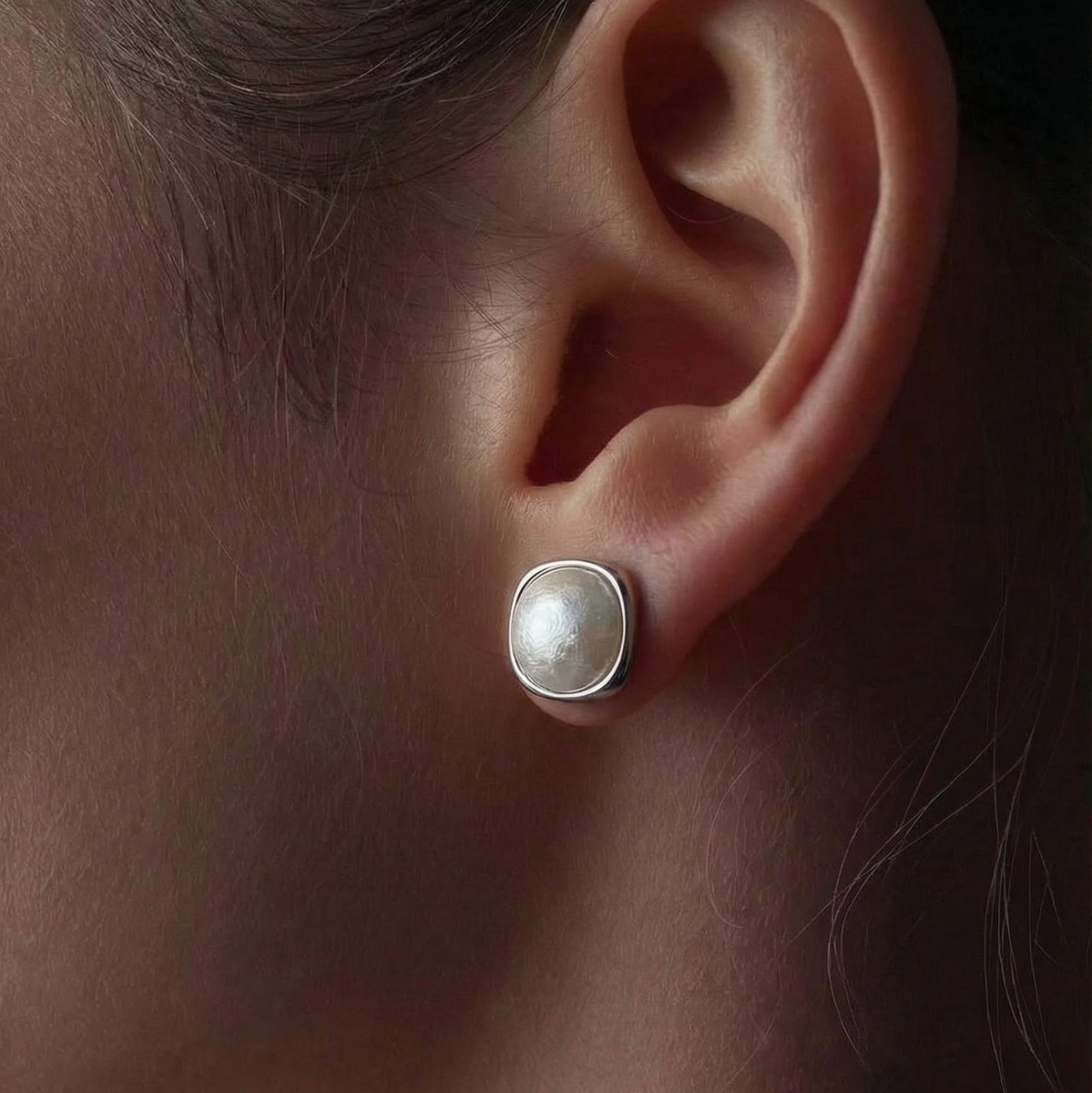 Серьги-гвоздики ВИНТАЖ