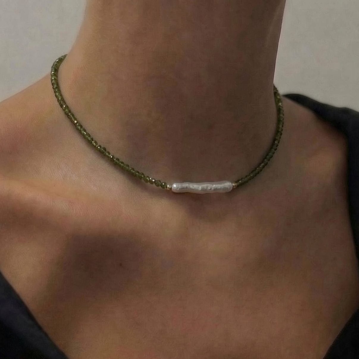 Чокер ЭЛЕГАНТНОСТЬ хаки