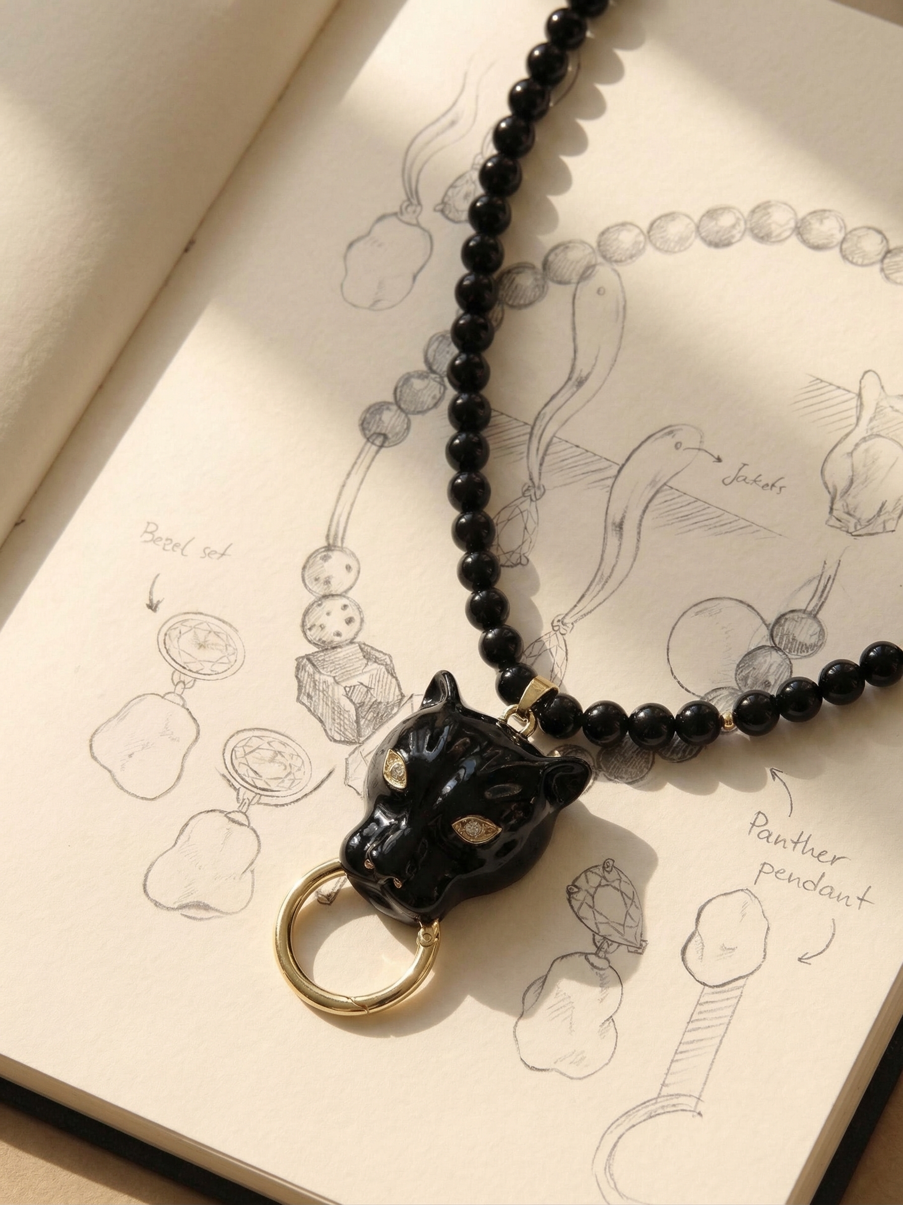 Колье ЧЕРНАЯ ПАНТЕРА