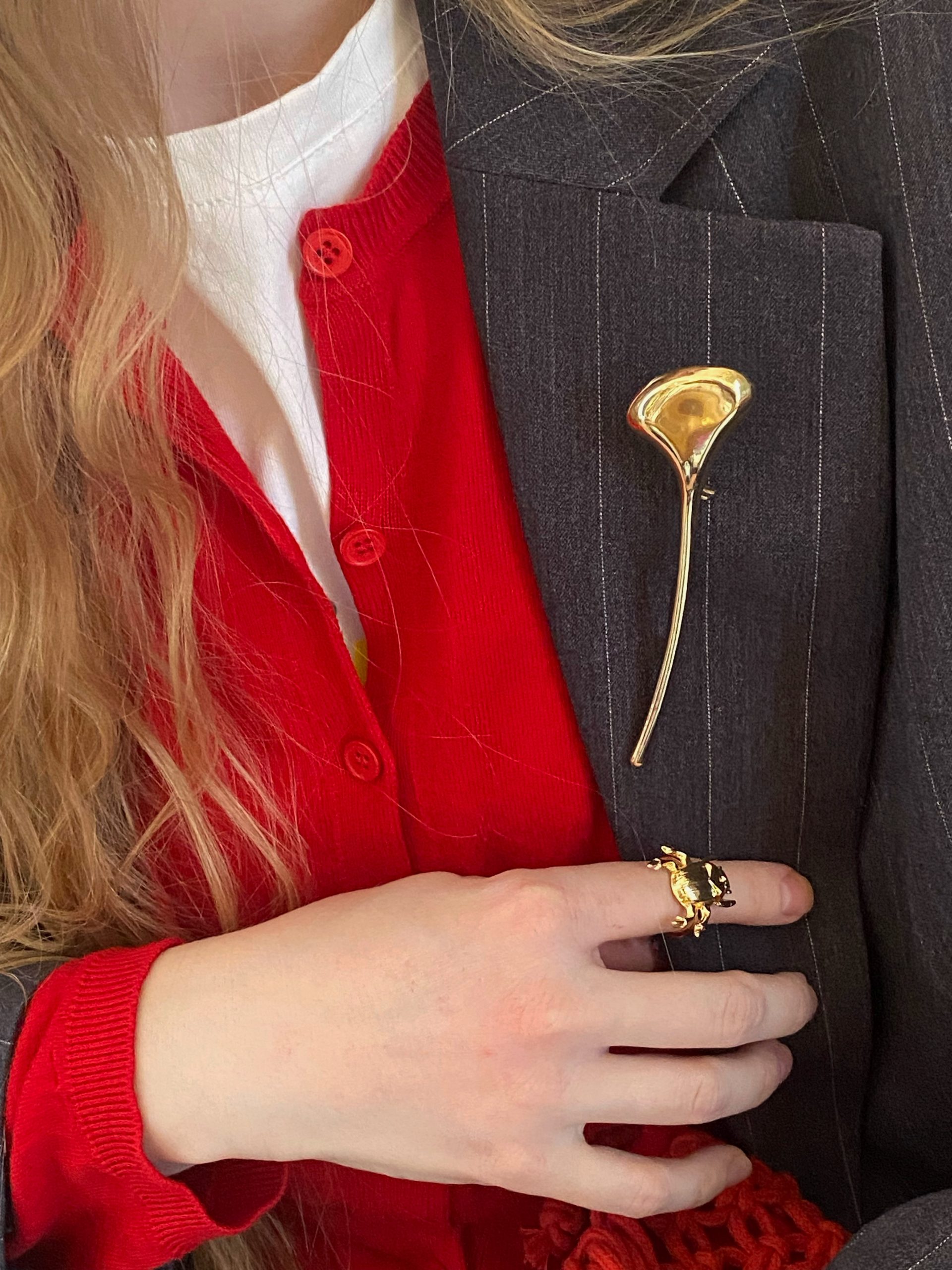 Брошь ЦВЕТОК