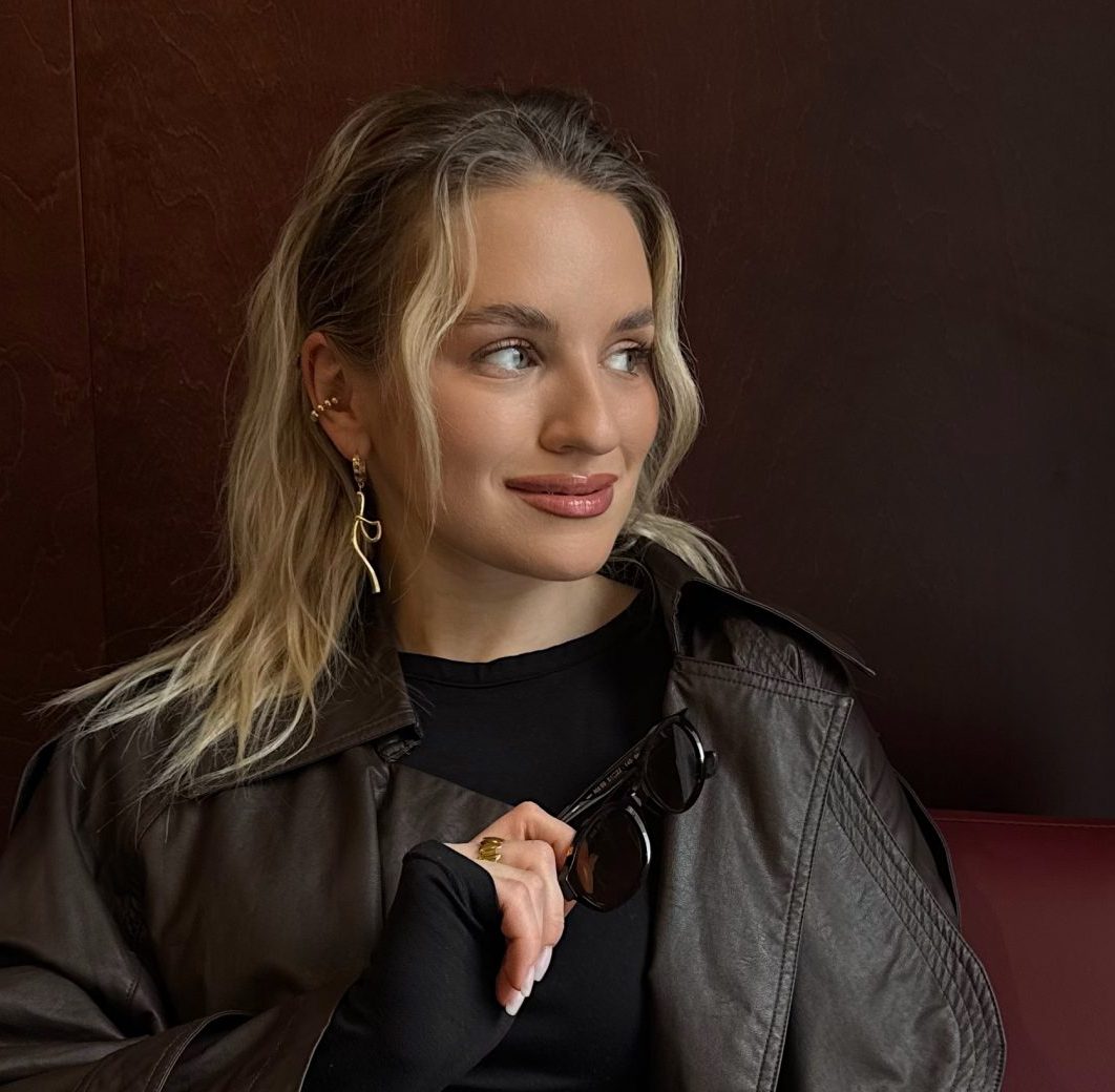 Серьги из латуни в позолоте