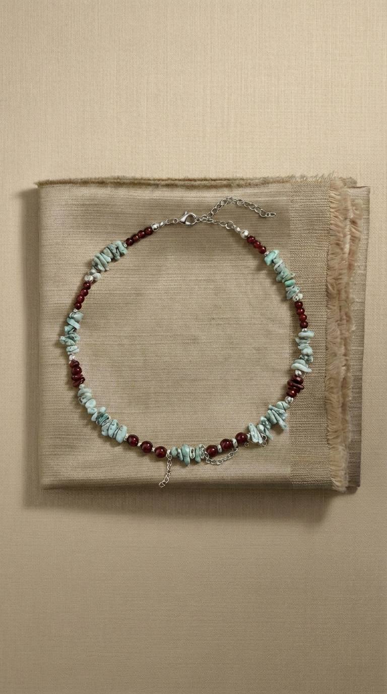 Колье ВИНО И МОРЕ