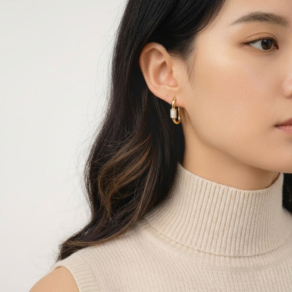 Серьги-конго ЗАЦЕП