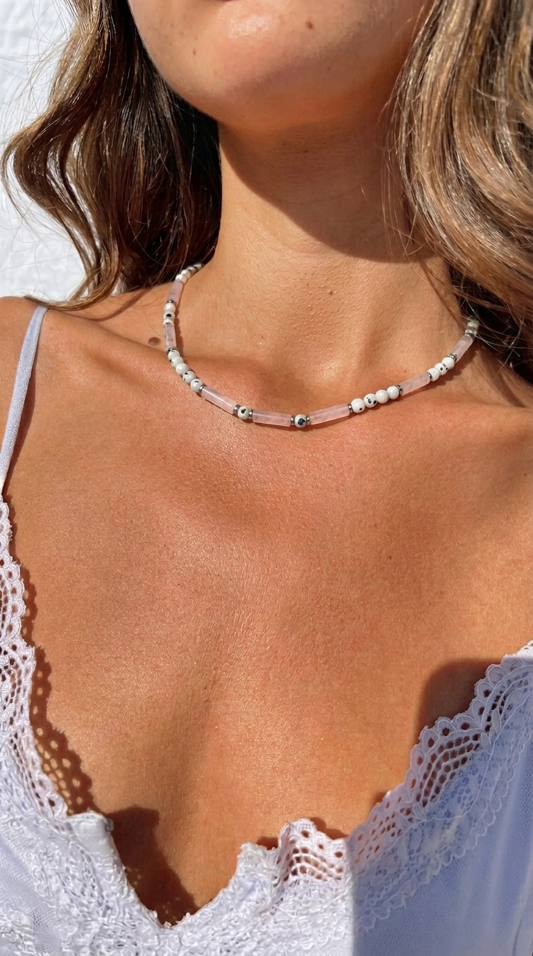 Колье РОЗОВЫЙ ФЛАМИНГО