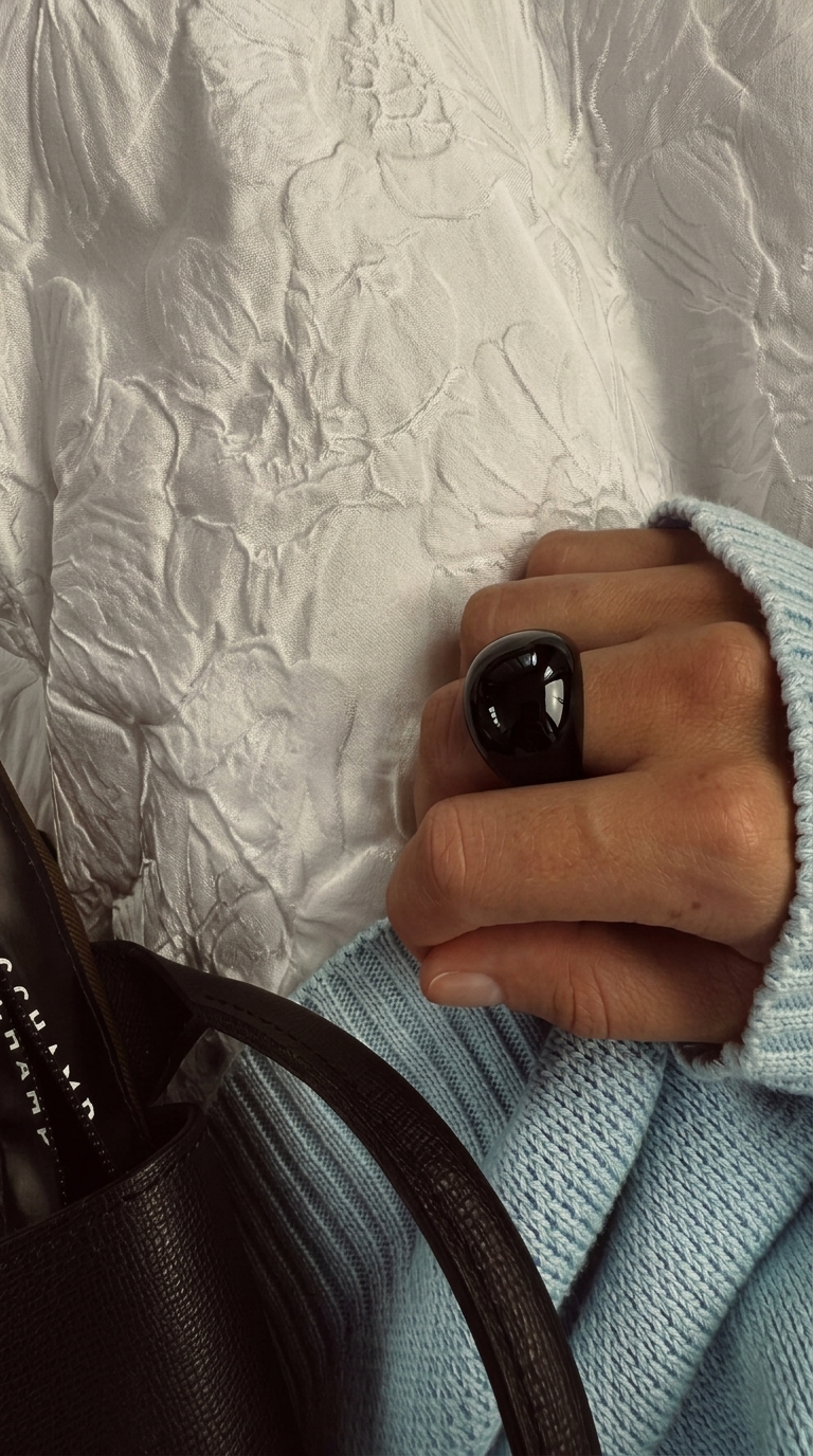 Кольцо ОРБИТА черное