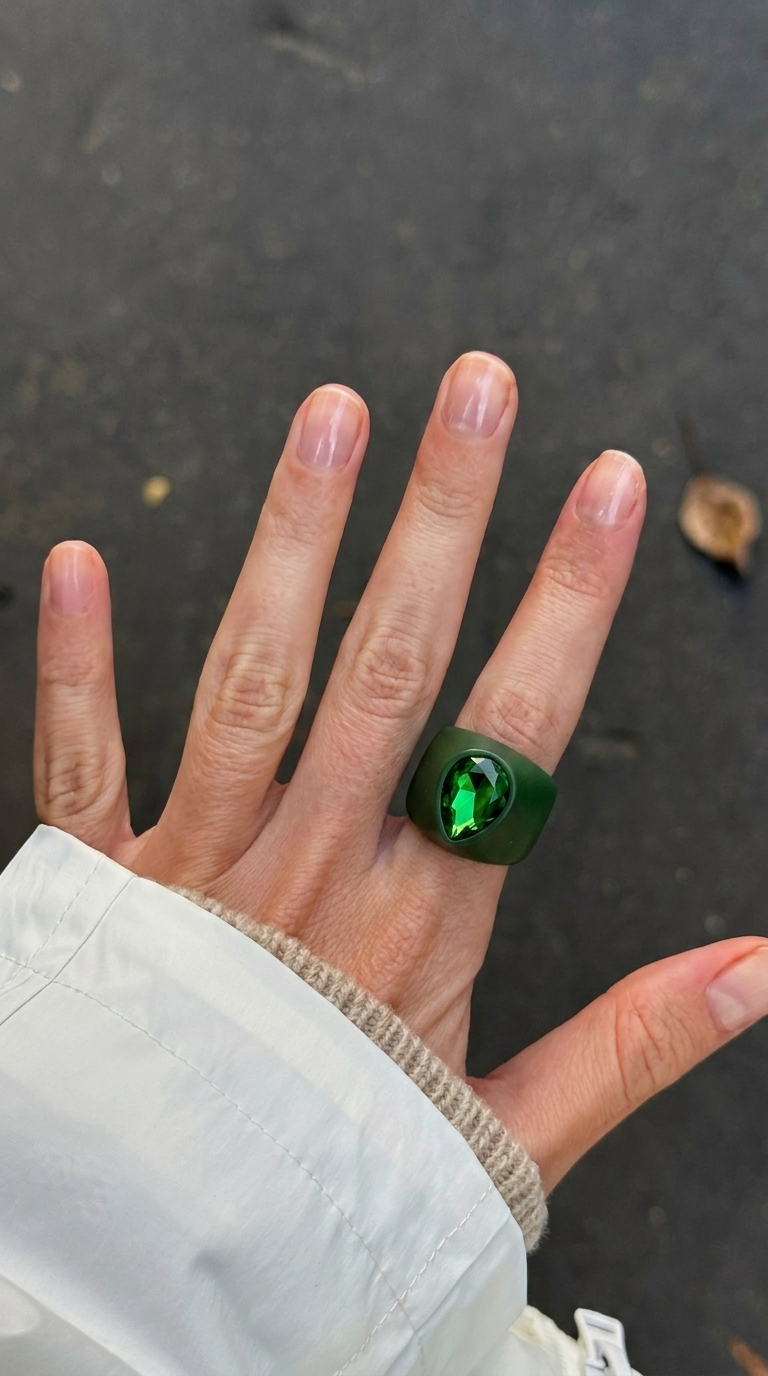 Кольцо НАСТРОЕНИЕ хвоя