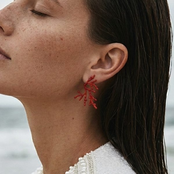 Серьги КОРАЛЛ