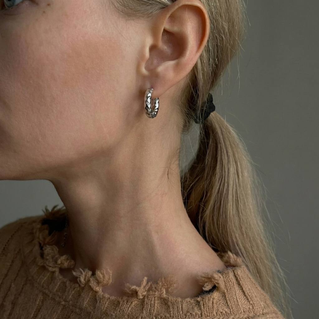 Серьги-конго КАЛЕЙДОСКОП