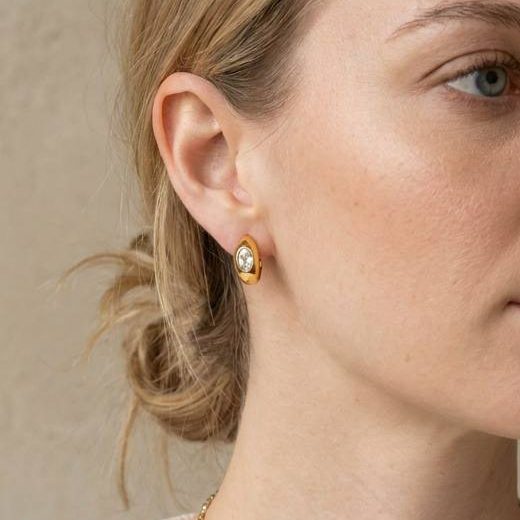 Серьги-конго ОВАЛО