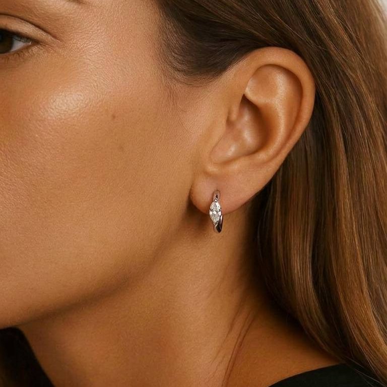 Серьги-конго ГРУША