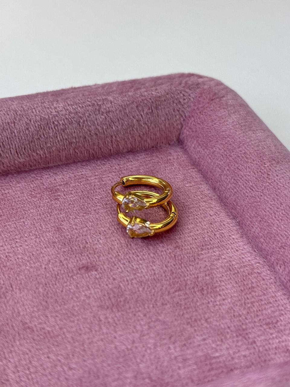 Серьги-конго ГРУША