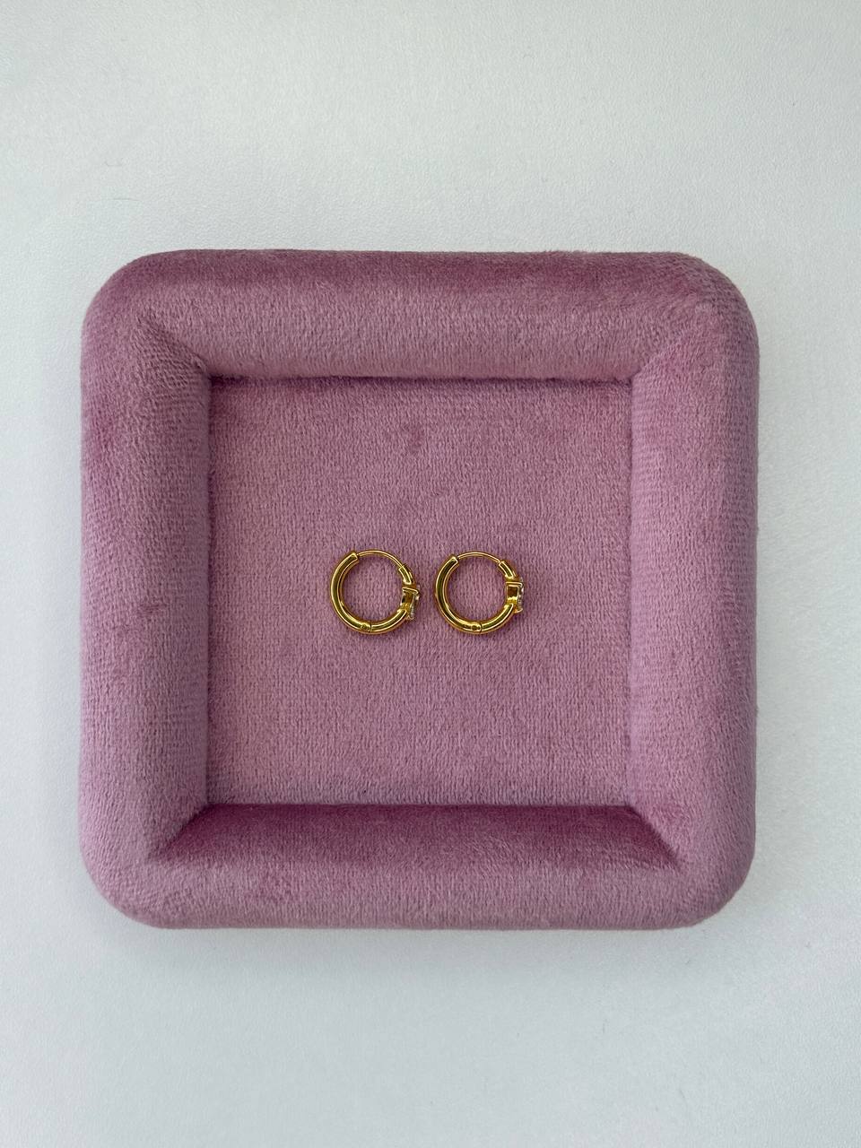 Серьги-конго ГРУША