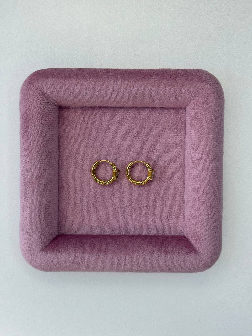 Серьги-конго ТРИО