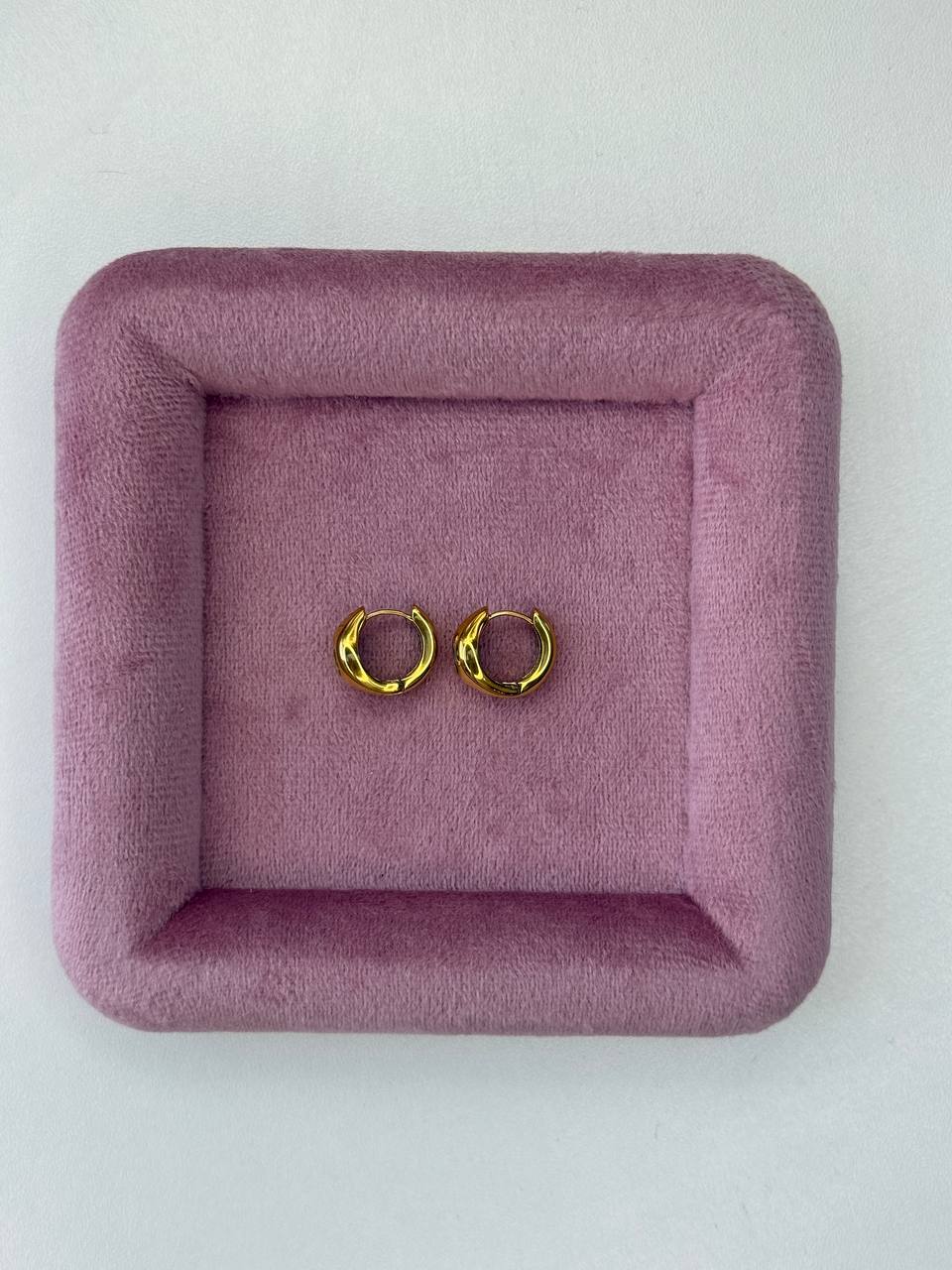 Серьги-конго ОВАЛО