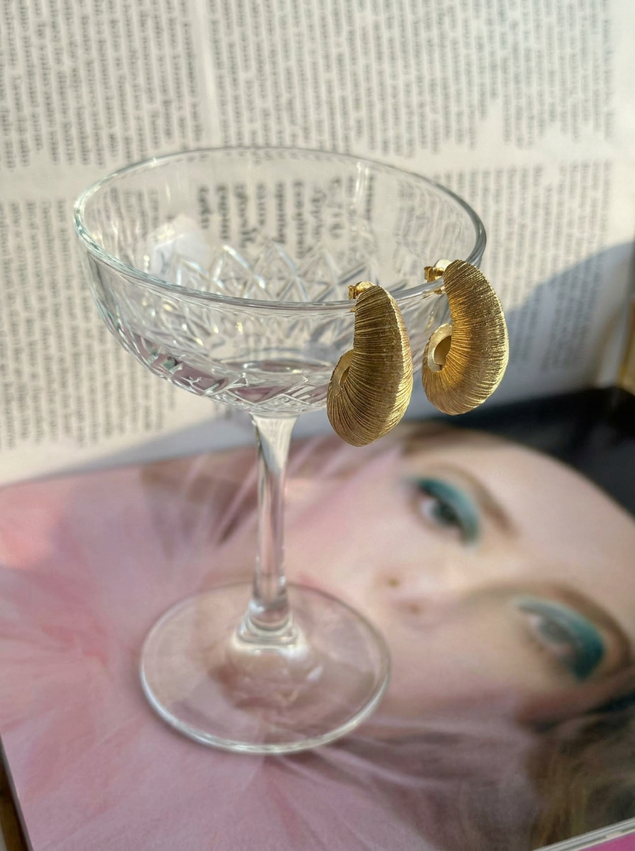 Серьги РИФЛЁНЫЙ ЧИПС
